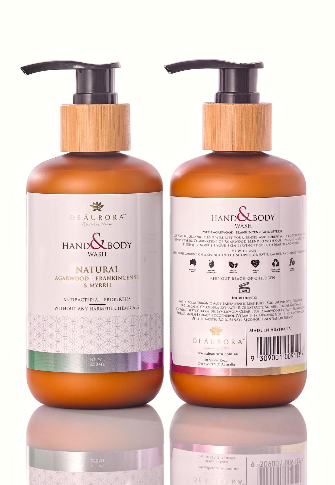 Hand & Body Wash - Agarwood, Frankincense & Myrrh 250ml